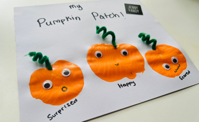 Pumpkin Patch Stamp Craft